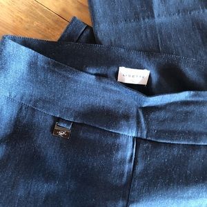 Lisette heathered navy slacks size 8